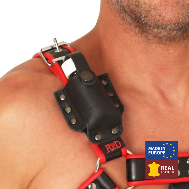 The Red Support en cuir Aroma pour Harnais